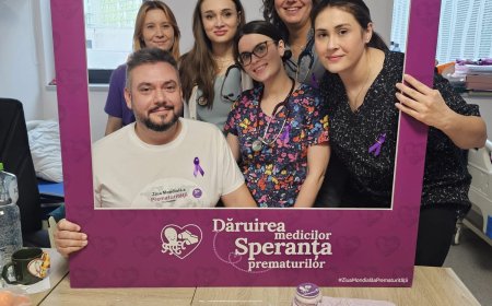Ziua Mondială a Prematurității marcată la Spitalul Clinic Județean de Urgență Pius Brînzeu Timișoara