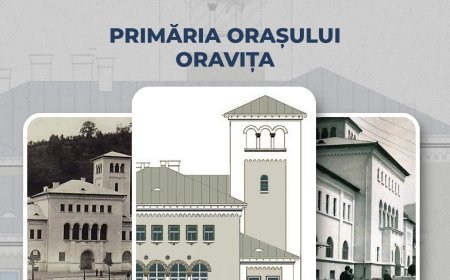 Primăria Oravița, simbol al eleganței interbelice, reabilitată și pregătită pentru sărbătoare