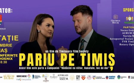 Lansare scurtmetraj „Pariu pe Timiș” la Buziaș