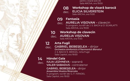 Festivalul Musica Ricercata, Op. 8 | TRIADE: o trilogie muzicală la Filarmonica Banatul Timișoara