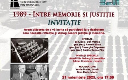 EVENIMENT DEDICAT COMUNISMULUI LA TIMIȘOARA