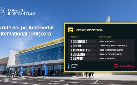 În Sardinia, Atena, Kefalonia, Salonic și Kavala, de pe aeroportul din Timișoara