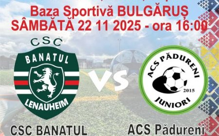 CSC Banatul Lenauheim vs. ACS Pădureni Juniori