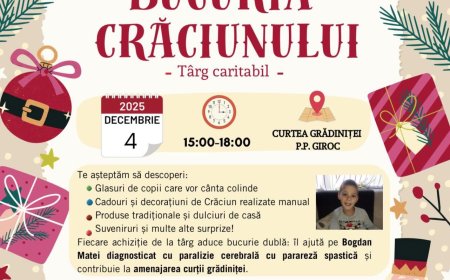 Târgul „Bucuria Crăciunului” la GPP Giroc