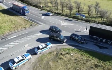 Acțiune rutieră în sistem „releu” pe DN 6, cu verificări în opt județe