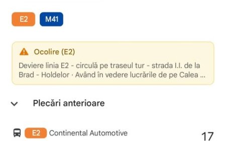 MODIFICĂRILE STPT, DISPONIBILE PE GOOGLE MAPS