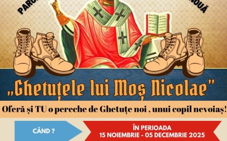 MOȘ NICOLAE AJUNGE LA TOȚI COPIII