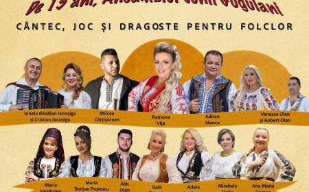 SPECTACOL ANIVERSAR AL ANSAMBLULUI JUNII GUGULANI