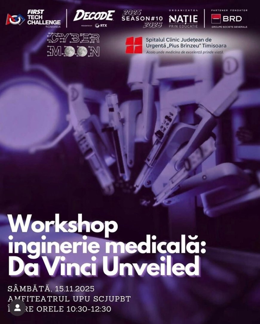 Tineri pasionați de tehnologie și medicină explorează inovațiile viitorului