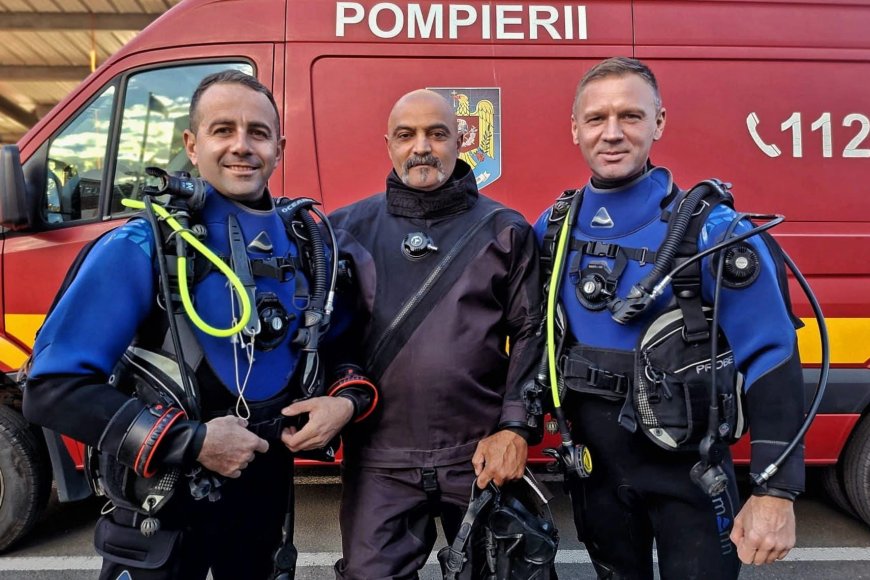 La Mulți Ani scafandrilor ISU Timiș: curaj și prietenie sub apă
