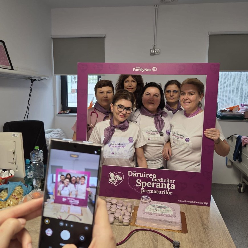 Ziua Mondială a Prematurității marcată la Spitalul Clinic Județean de Urgență Pius Brînzeu Timișoara