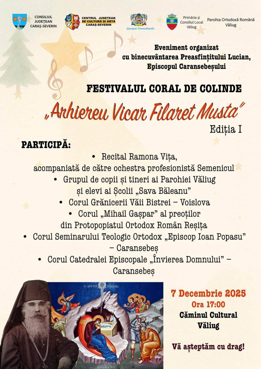 Prima ediție a Festivalului Coral de Colinde la Văliug