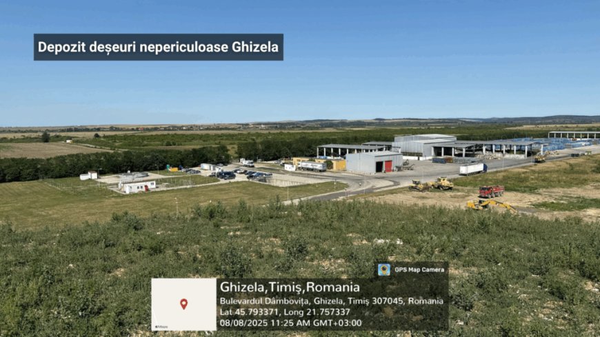 Situația de la depozitul de Deșeuri Nepericuloase de la Ghizela scapă de sub control