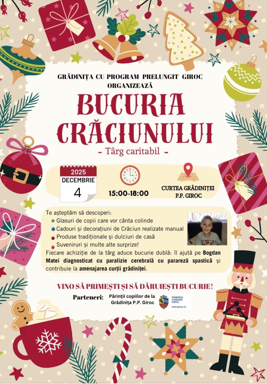 Târgul „Bucuria Crăciunului” la GPP Giroc