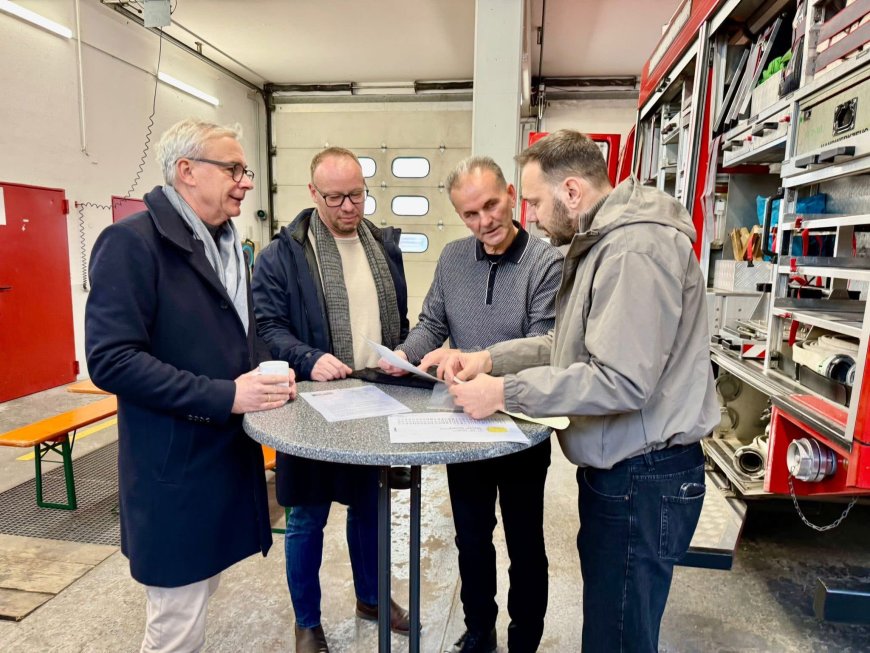 Autospecială de pompieri donată comunei Biled de partenerii din Ostringen