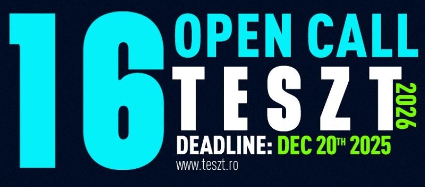 TESZT16 – LINII DE FRONT: înscrieri pentru spectacole la ediția din mai 2026