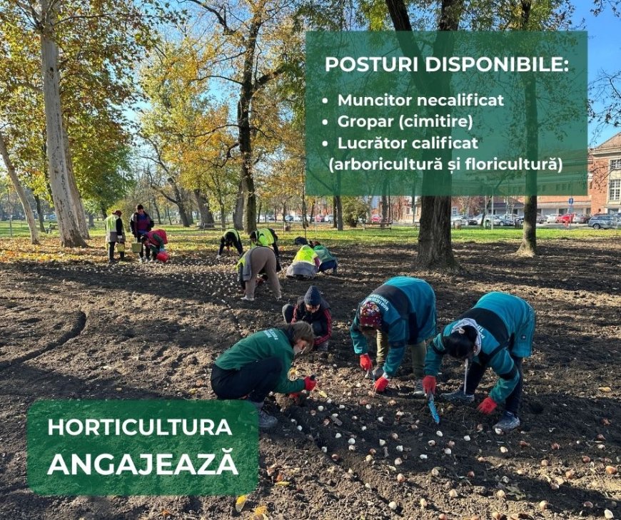 Horticultura face angajări