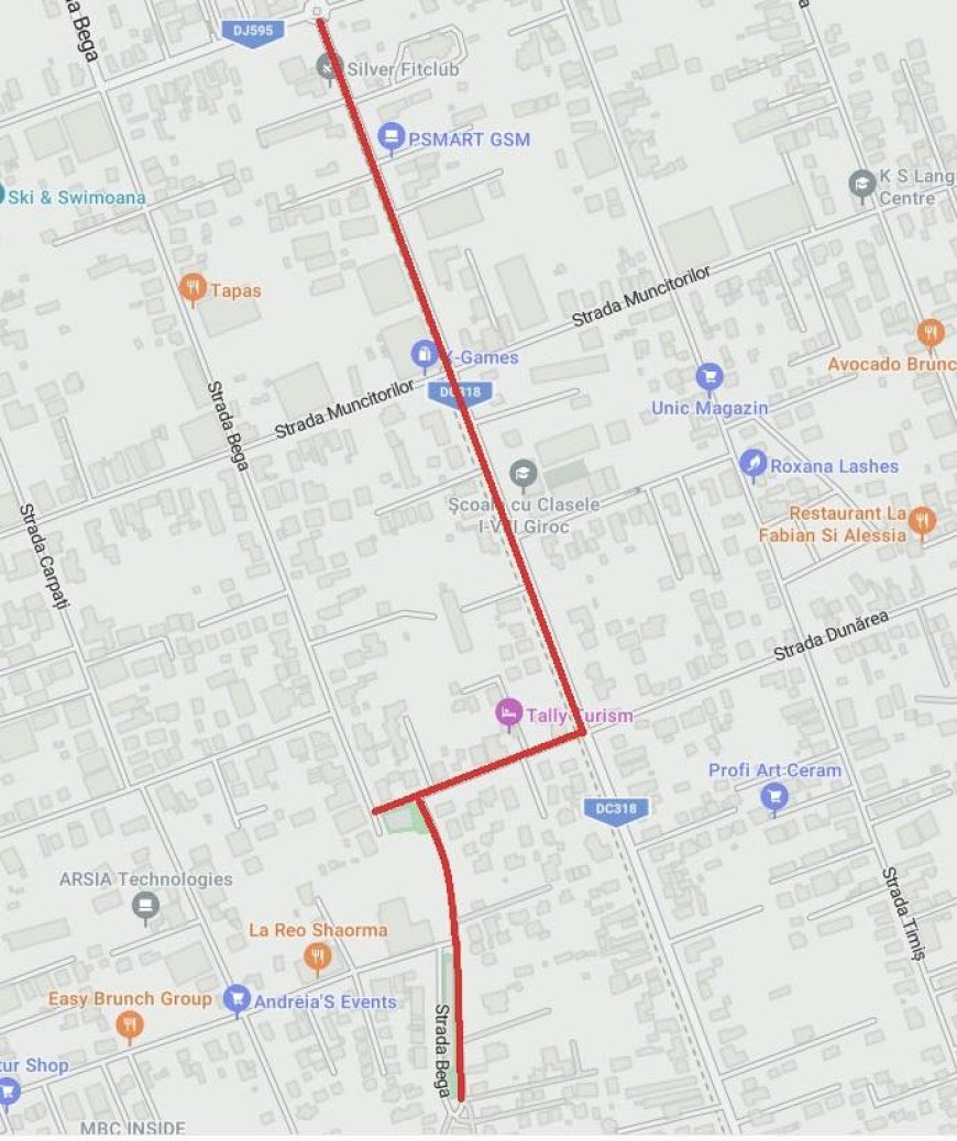 RESTRCIȚII DE TRAFIC LA GIROC