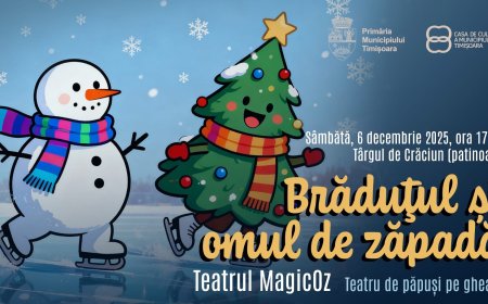 SPECTACOL DE PĂPUȘI PE GHEAȚĂ LA TÂRGUL DE CRĂCIUN