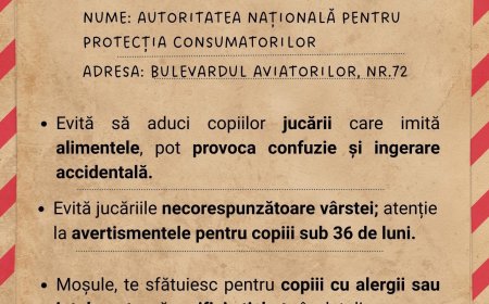ANPC, SFATURI PENTRU CADOURI SIGURE DE MOȘ NICOLAE