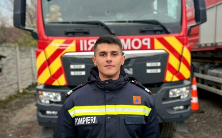 INTERVENȚIE EXEMPLARĂ A UNUI POMPIER TIMIȘEAN, CARE A ACORDAT PRIMUL AJUTOR UNUI MINOR RĂNIT ÎNTR-UN ACCIDENT RUTIER
