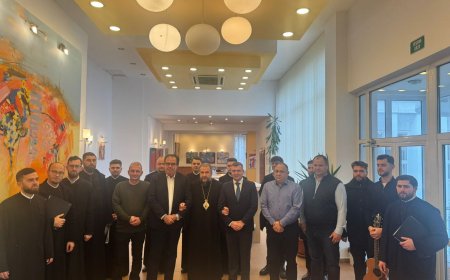 Corul Episcopiei Caransebeș a binecuvântat Consiliul Județean Caraș - Severin