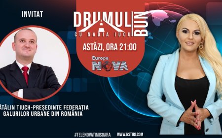 Drumul Bun cu Nadia Iucu. Invitat: Cătălin Tiuch- Președinte Federația Galurilor Urbane din România