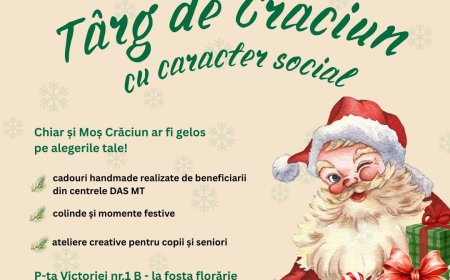TÂRG CARITABIL DE CRĂCIUN