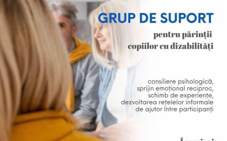 GRUP DE SUPORT PENTRU PĂRINȚI ȘI COPII
