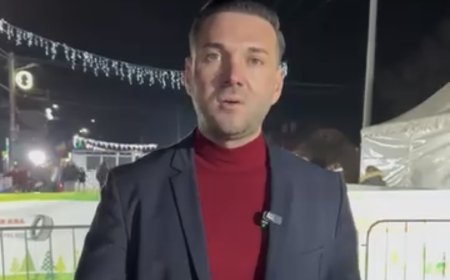 VIDEO | Patinoar în loc de târguri de Crăciun, la Remetea Mare