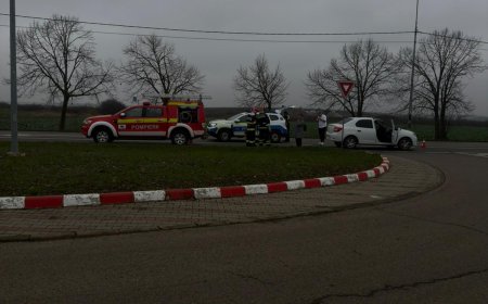 Accident în Ghiroda: copilă de 4 ani grav rănită