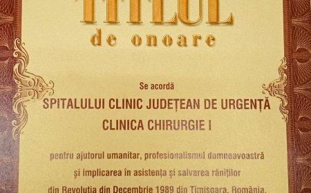 Spitalul „Pius Brînzeu” omagiază eroii Revoluției din 1989
