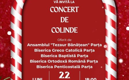 Magia colindelor răsună la Parța