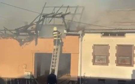VIDEO | Tragedie la Marga: trei case mistuite de flăcări