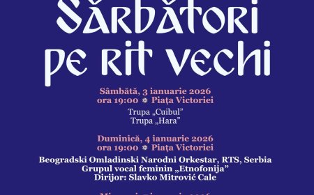 Timișoara celebrează începutul de an cu „Sărbători de rit vechi”