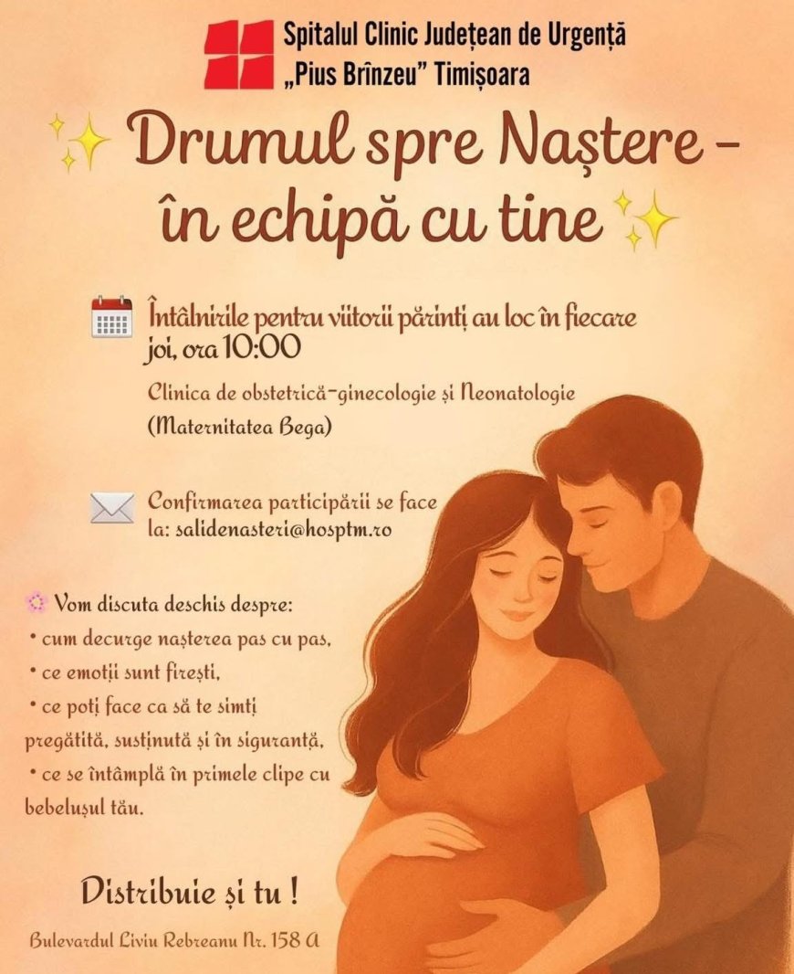 Întâlnire de suport pentru viitoarele mămici la Maternitatea Bega