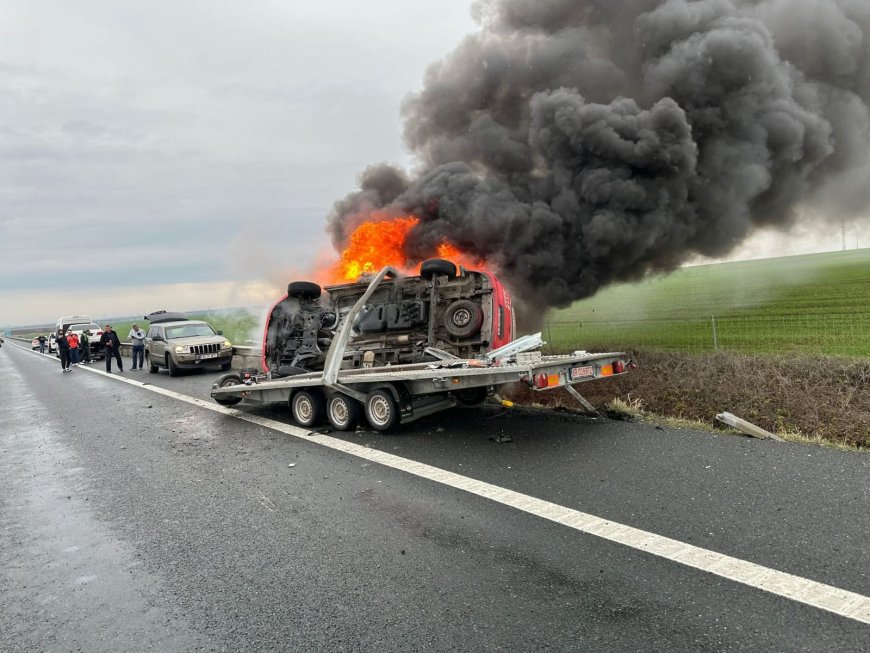 IMAGINI DE GROAZĂ PE A1