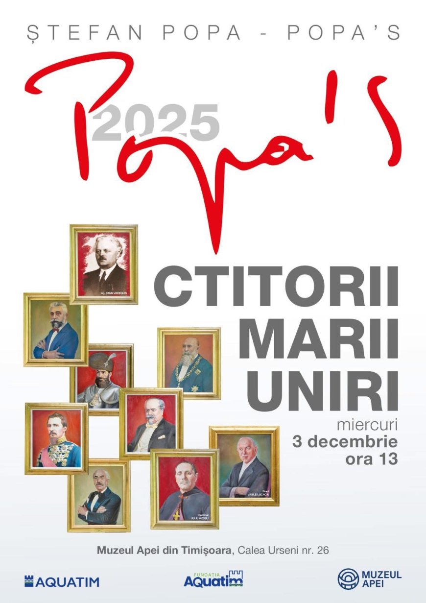 Portrete ale Marii Uniri, la Muzeul Apei