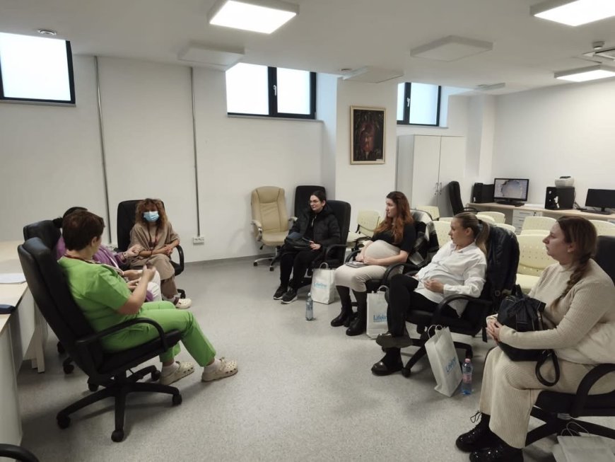 ÎNTÂLNIRE EMOȚIONANTĂ CU VIITOARE MĂMICI LA BEGA