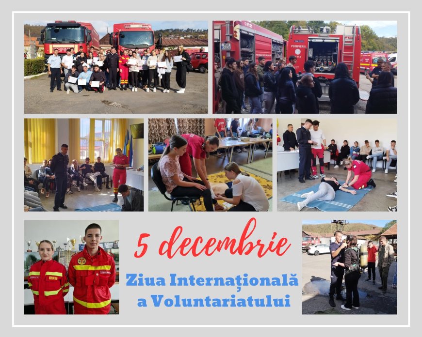 5 decembrie – Ziua Internațională a Voluntariatului