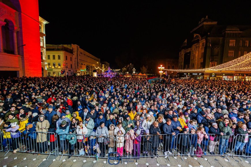 MII DE OAMENI LA TÂRGUL DE CRĂCIUN DIN TIMIȘOARA