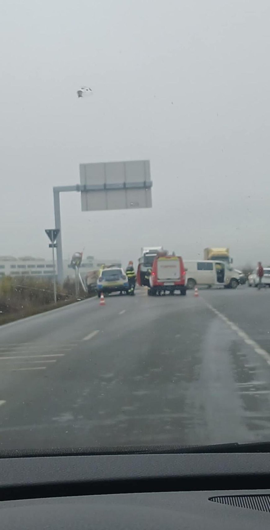 FEMIEIE RĂNITĂ ÎNTR-UN ACCIDENT PE O ȘOSEA DIN TIMIȘ