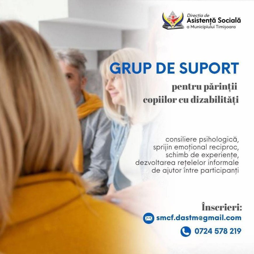 GRUP DE SUPORT PENTRU PĂRINȚI ȘI COPII