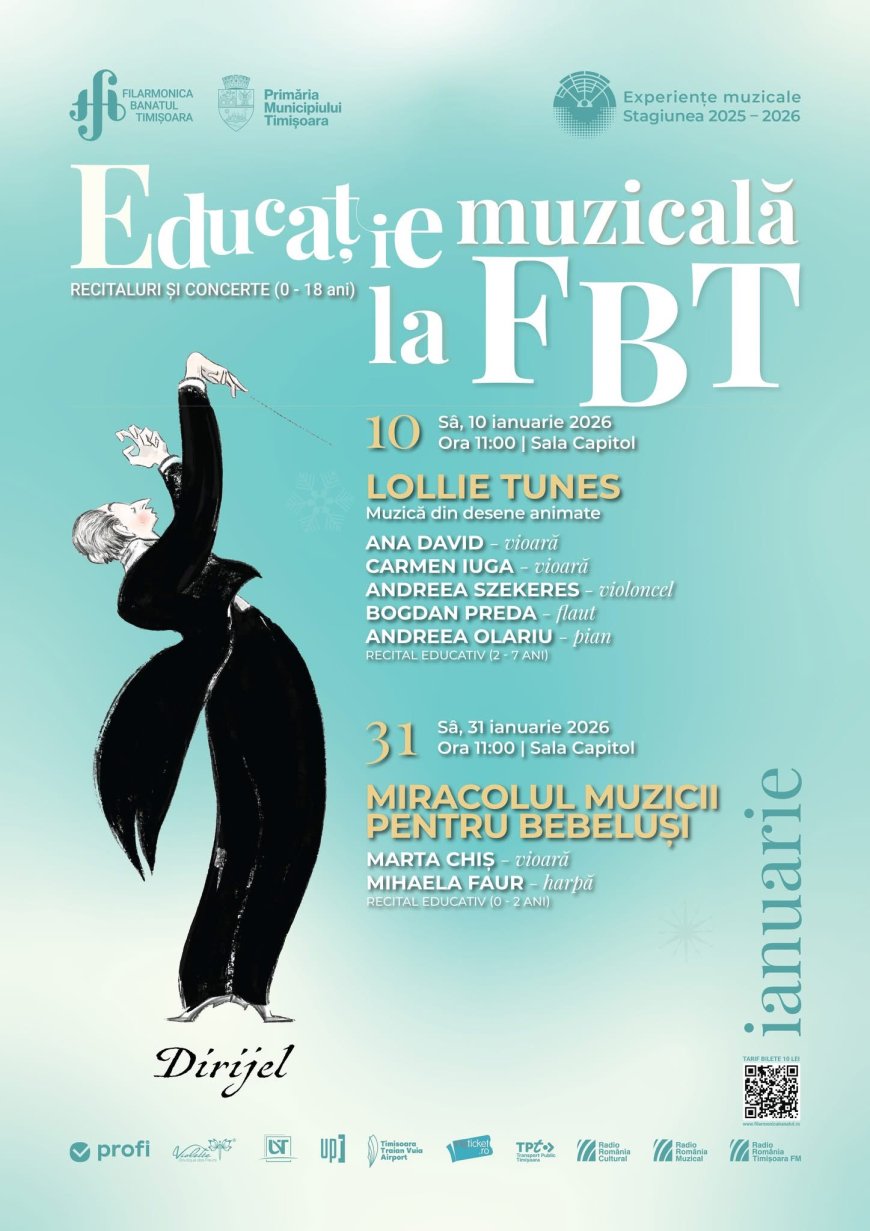 Dirijel aduce veselie la Filarmonica Banatul Timișoara
