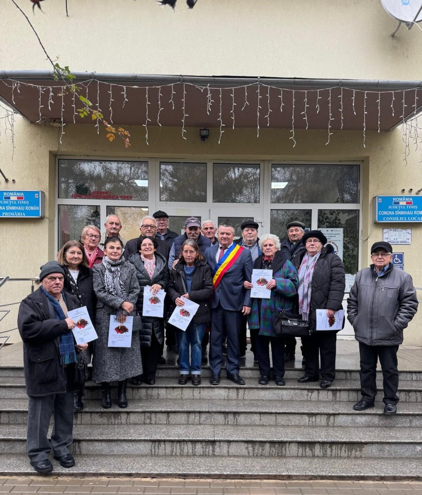 SENIORII DIN SÂNMIHAIU ROMÂN AU FOST PREMIAȚI