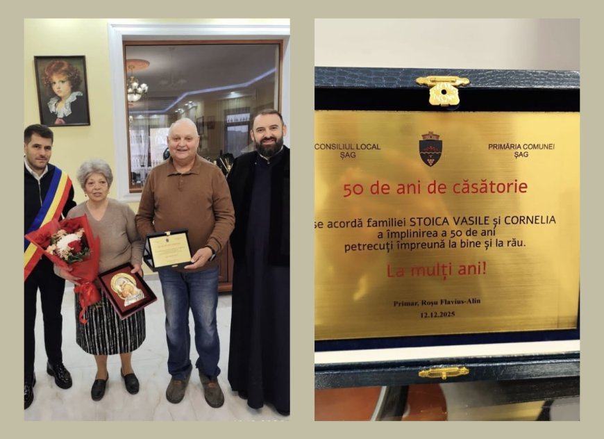 50 de ani de iubire și armonie la Șag