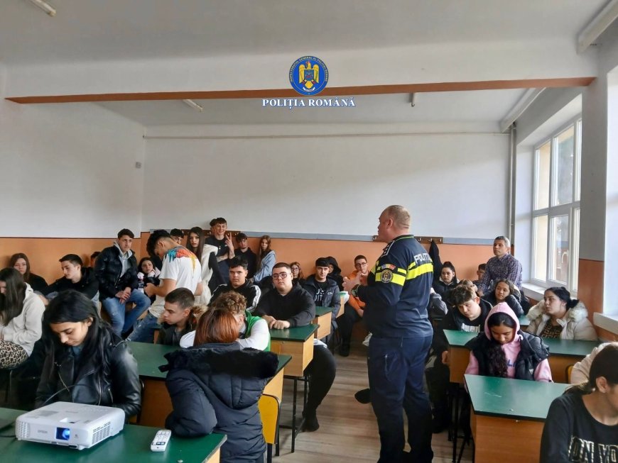 Educație rutieră pentru liceeni la Timișoara