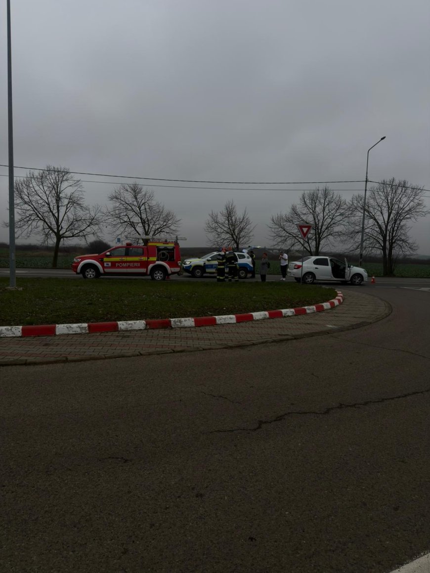 Accident în Ghiroda: copilă de 4 ani grav rănită