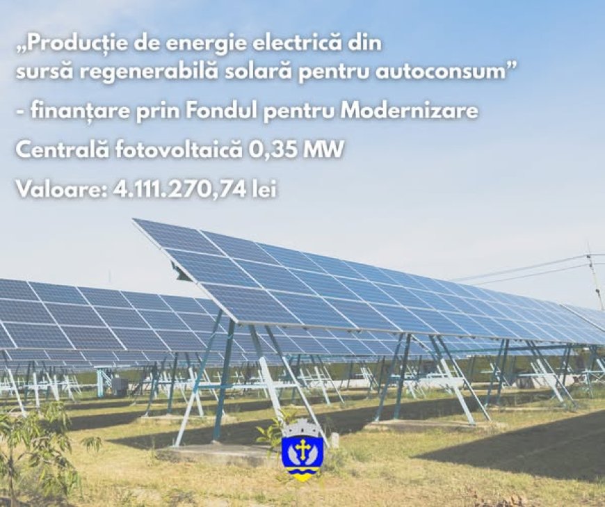 COMUNA GHIRODA ÎȘI VA PRODUCE ENERGIA ELECTRICĂ