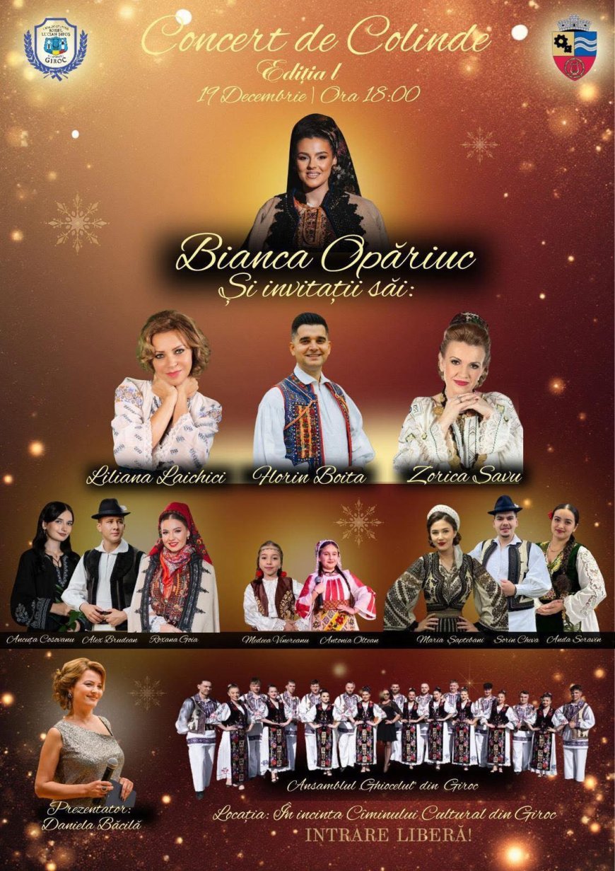 ARTIȘTI ÎNDRĂGIȚI ADUC MAGIA SĂRBĂTORILOR LA GIROC